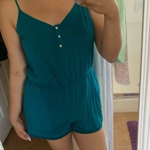 Teal Romper Forever 21